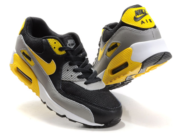 New Men'S Nike Air Max Black/Yellow/Gray